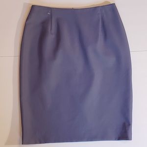 Garfield & Marks Cynthia Iridescent Blue Straight Pencil Skirt Size 2